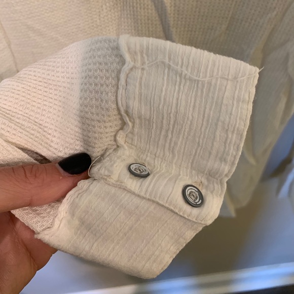 Free People “We the free” Every Girl Henley - Picture 6 of 7